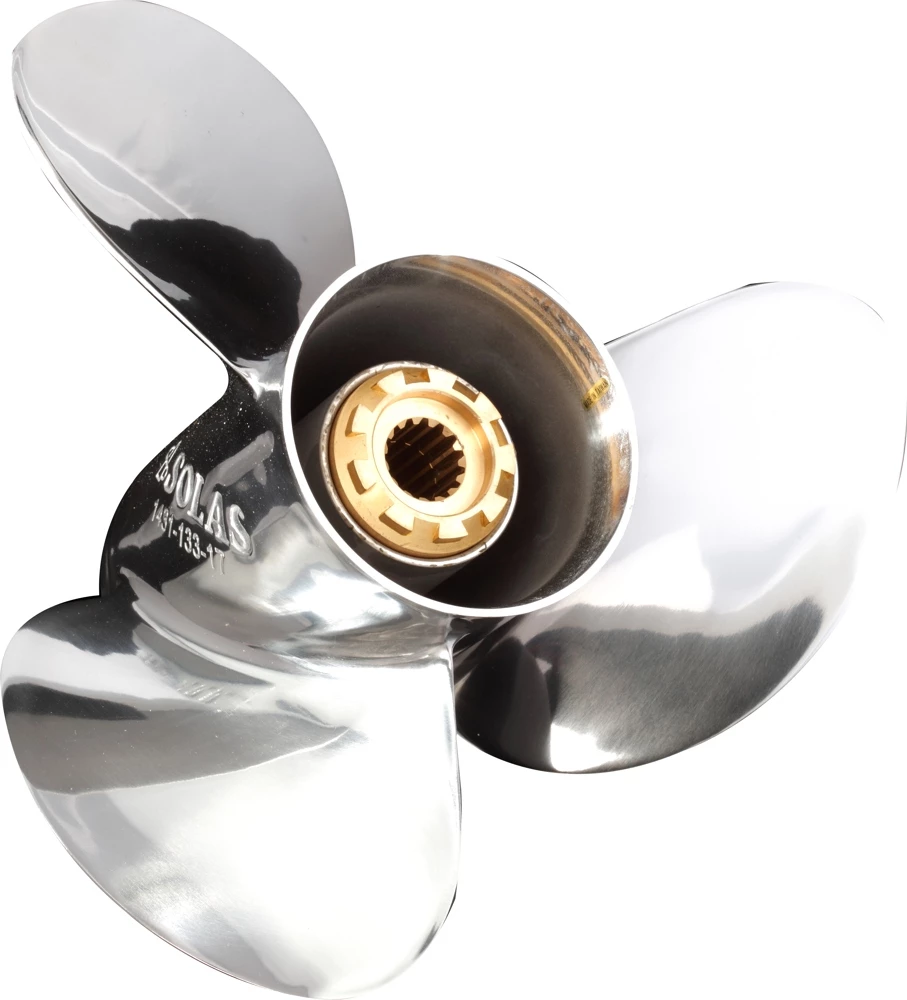 SOLAS 1431-133-17 New Saturn Mercury Stainless Steel 40-140 HP 17 Propeller 3 SOLAS 1431-133-17 New Saturn Mercury Stainless Steel 40-140 HP 17 Propeller