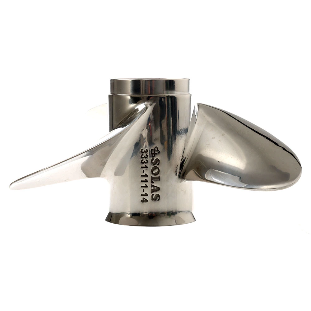 SOLAS 3331-111-14 New Saturn Stainless Steel 3-Blade Propeller 4 SOLAS 3331-111-14 New Saturn Stainless Steel 3-Blade Propeller - Image 2