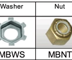 SOLAS MB-PKT Mercury Propeller Assembly Kit 9.9-25 HP