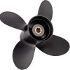 SOLAS 3113-093-10 Amita 4 Yamaha/Honda/Mercury Aluminium 9.9-15 HP 10 Propeller -Deals SOLAS Store 3113 093 10