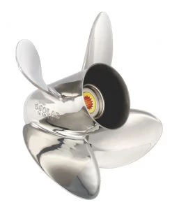 SOLAS 2453-130-21 HR Titan 4 Johnson/Evinrude/BRP/Cobra Stainless Steel V4/Gearcase 21 Propeller
